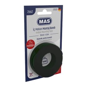 Mas 2662 19 mm x 1.5 mt Extra Güçlü İç Mekan Montaj Bandı