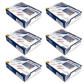 Mas 280 Pls Pvc Kaplı 28 mm 6 Adet Renkli Ataç