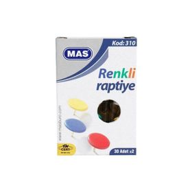 Mas 310 Pvc Kaplı Renkli Raptiye