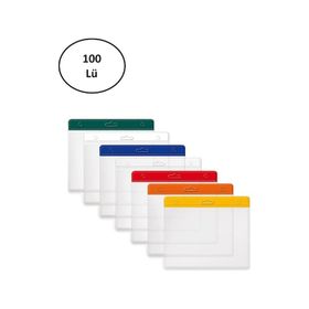 Mas 3510 54x86 mm Yatay Renkli Plastik 100 Adet Kart Poşeti
