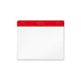 Mas 3510 54x86mm 100'lü Kırmızı Yatay Plastik Kart Poşeti