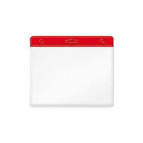Mas 3510 54x86mm 100'lü Kırmızı Yatay Plastik Kart Poşeti