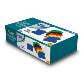Mas 3520 Lacivert 50'li Yatay Plastik Kart Muhafazası