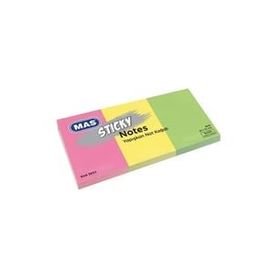Mas 3651 35x51 mm 3x100 Yaprak Yapışkanlı Not Kağıdı