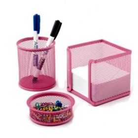 Mas 505 3'lü Pembe Masaüstü Set