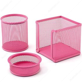 Mas 505 3'lü Pembe Masaüstü Set