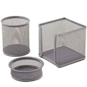 Mas 505 3'lü Silver Perfore Masaüstü Set