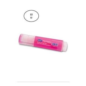 Mas 6400 Pembe 12 Adet Fosforlu Kalem