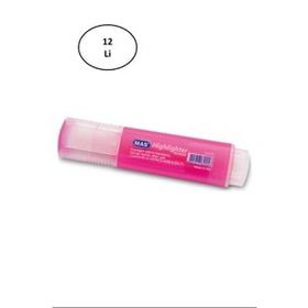 Mas 6400 Pembe 12 Adet Fosforlu Kalem