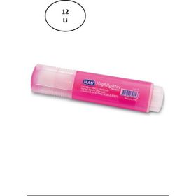 Mas 6400 Pembe 12 Adet Fosforlu Kalem