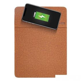 Mas 6614 Kahve Kablosuz Şarj Özellikli Mouse Pad
