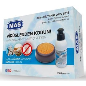 Mas 898 Pul Süngeri Hijyenik Ofis Seti