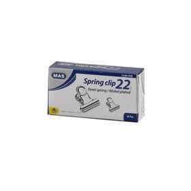 Mas 938 22 mm 24 Adet Metalik Gri Metal Kıskaç