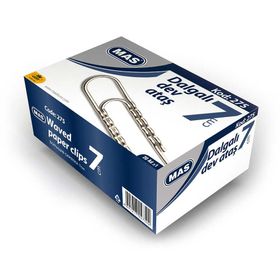 Mas Dalgalı Dev Tip Süper Kalite Boy 7 cm Ataş