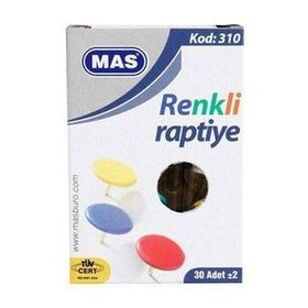 Mas Karışık Renkli Raptiye