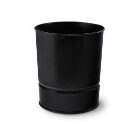 Mas Metal 10 lt Siyah Çöp Kovası