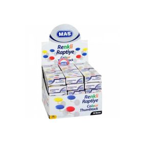 Mas Renkli 36 Adet Raptiye