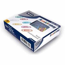 Mas Renkli PVC Kaplı 28 mm Ataş