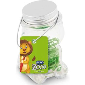 Mas Yeşil Zoo U252301Cam Ayıcık Kavanozda Renkli Ataç