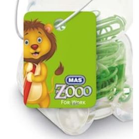 Mas Yeşil Zoo U252301Cam Ayıcık Kavanozda Renkli Ataç