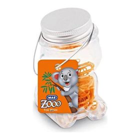Mas Zoo No 2  Oranj Cam Kavanozda Plastik Kapli Atas
