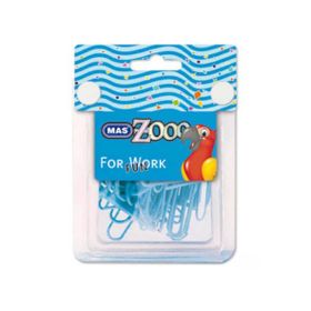 Mas Zoo No 3 Mavi Seffaf Dörtgen Kutuda Plastik Kapli Atas