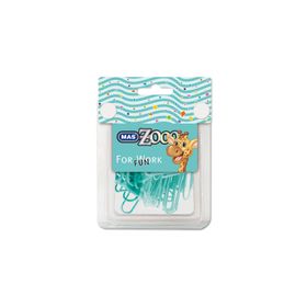 Mas Zooo No:3 Turkuaz Plastik Kaplı Ataş
