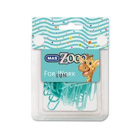 Mas Zooo No:3 Turkuaz Plastik Kaplı Ataş