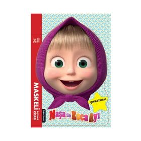 Maşa İle Koca Ayı - Maskeli Boyama Kitabı - Kolektif