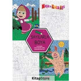 Maşa ile Koca Ayı Sayılarla Boya - Kolektif