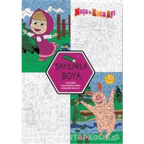 Maşa ile Koca Ayı Sayılarla Boya - Kolektif