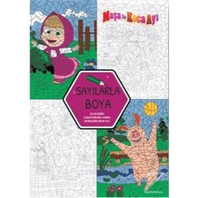 Maşa ile Koca Ayı Sayılarla Boya - Kolektif
