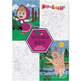 Maşa ile Koca Ayı Sayılarla Boya - Kolektif