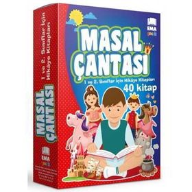 Masal Çantası 1. ve 2. Sınıflar İçin Hikaye Kitapları 40 Kitap Set