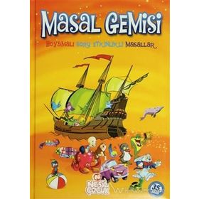 MASAL GEMISI BOYAMALI SORU ETKINLIKLI MASALLAR (KALEM HEDIYELI) - FATMA BEYZA TÜTÜNCÜOĞLU
