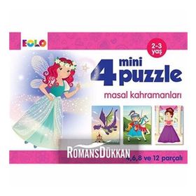 Masal Kahramanları - 4 Mini Puzzle - Eolo Eğitici Oyuncak Komisyon