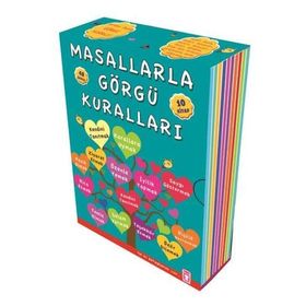 Masallarla Görgü Kuralları - Set (10 Kitap) - Münire Şafak