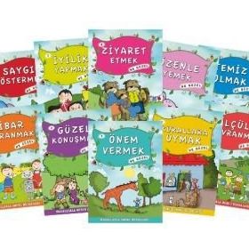 Masallarla Görgü Kuralları - Set (10 Kitap) - Münire Şafak