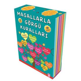Masallarla Görgü Kuralları - Set (10 Kitap) - Münire Şafak