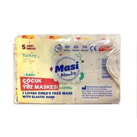 Masi Çocuk Yüz Maskesi 50 Adet