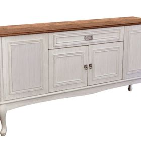 Masifart KNS04 180 cm Ahşap Meşe Tablalı Silme Country Konsol