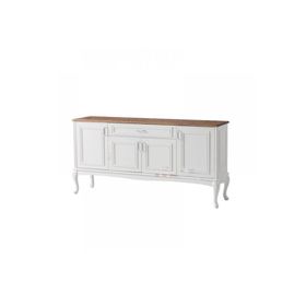 Masifart KNS16 180 cm Masif Tablalı Çekmeceli Country Konsol