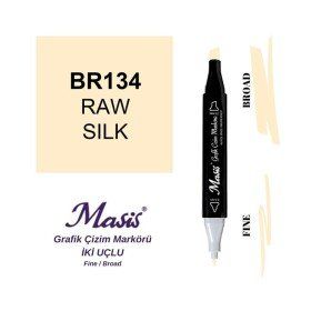 Masis 134 Ham İpek Çift Uçlu Marker Grafik Çizim Kalemi