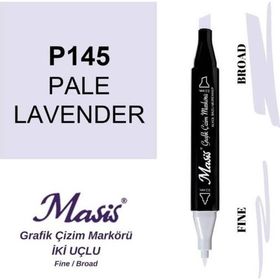 Masis 145 Açık Lavanta Çift Uçlu Marker Grafik Çizim Kalemi