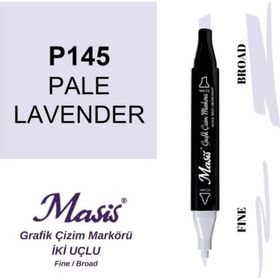 Masis 145 Açık Lavanta Çift Uçlu Marker Grafik Çizim Kalemi