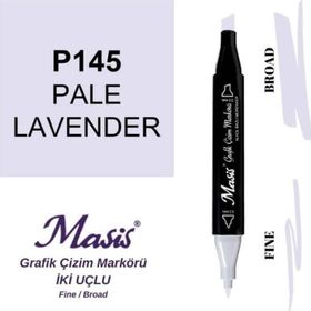Masis 145 Açık Lavanta Çift Uçlu Marker Grafik Çizim Kalemi