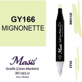 Masis 166 Muhabbet Çiçeği Çift Uçlu Marker Grafik Çizim Kalemi