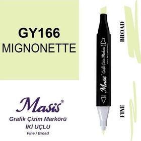 Masis 166 Muhabbet Çiçeği Çift Uçlu Marker Grafik Çizim Kalemi
