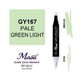 Masis 167 Küf Yeşili Çift Uçlu Marker Grafik Çizim Kalemi