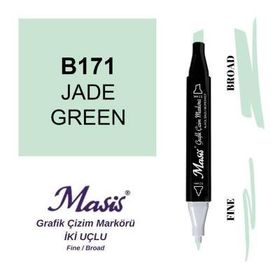 Masis 171 Yeşim Çift Uçlu Marker Grafik Çizim Kalemi